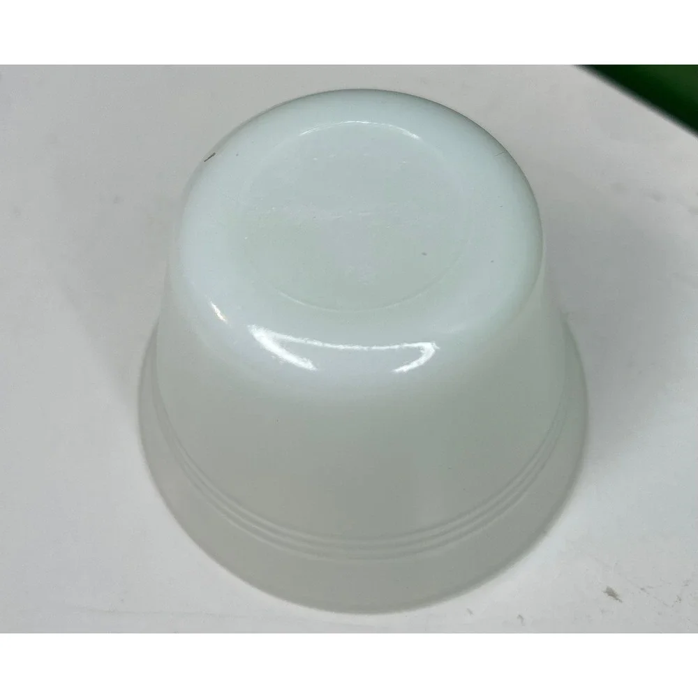 Vintage Pyrex Blue Onion Milk Glass Custard Cup Ramekin White 6oz 462 Bowl USA